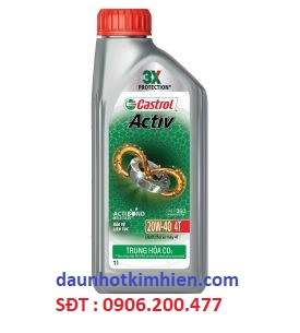 XE SỐ CASTROL ACTIV 4T 20W-40