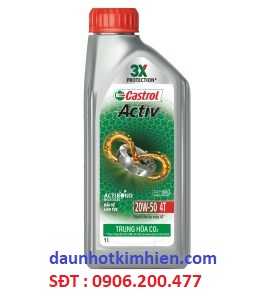 XE SỐ CASTROL ACTIV 4T 20W-50