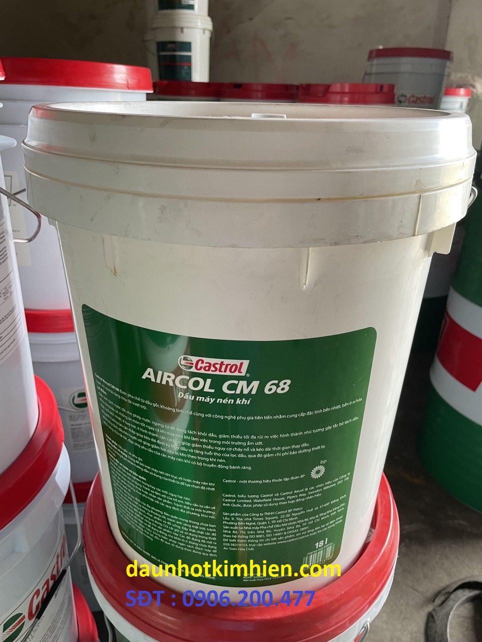DẦU MÁY NÉN KHÍ CASTROL AIRCOL CM 32-46-68